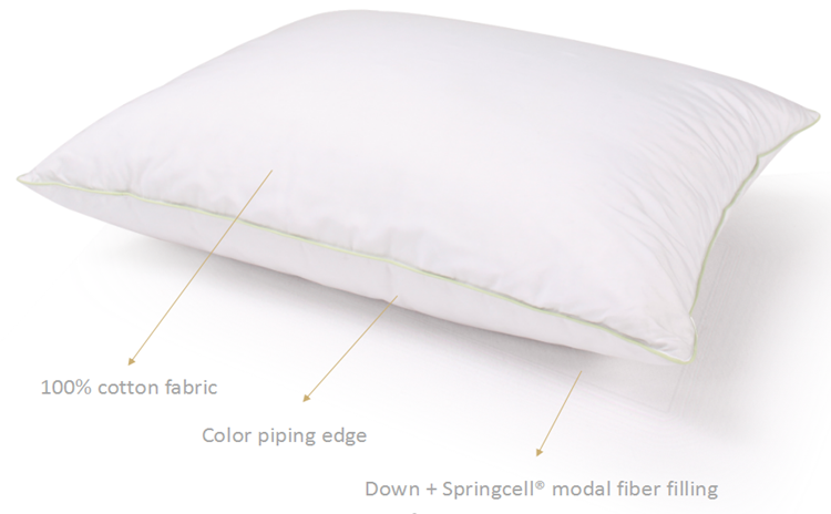 Temperature Balance Modal/Down Two Layer Pillow