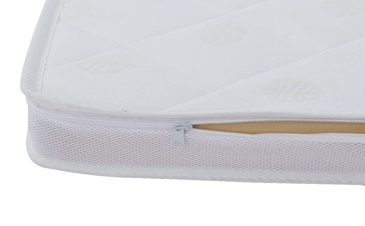 Jacquard knit mattress cover with zipper for memory foam