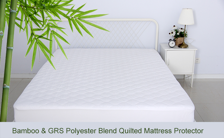 Bamboo & GRS Polyester Blend Quilted Mattress Protector