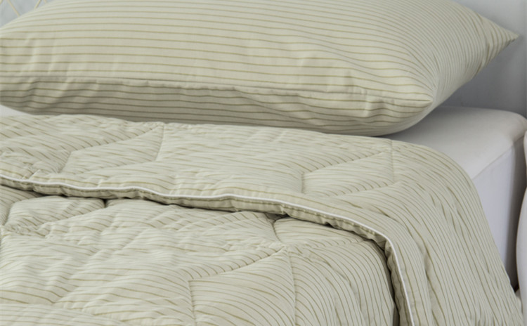Copper Infused Quilt & Pillow Anti-microbial Bedding Qdor-resistant Fabric