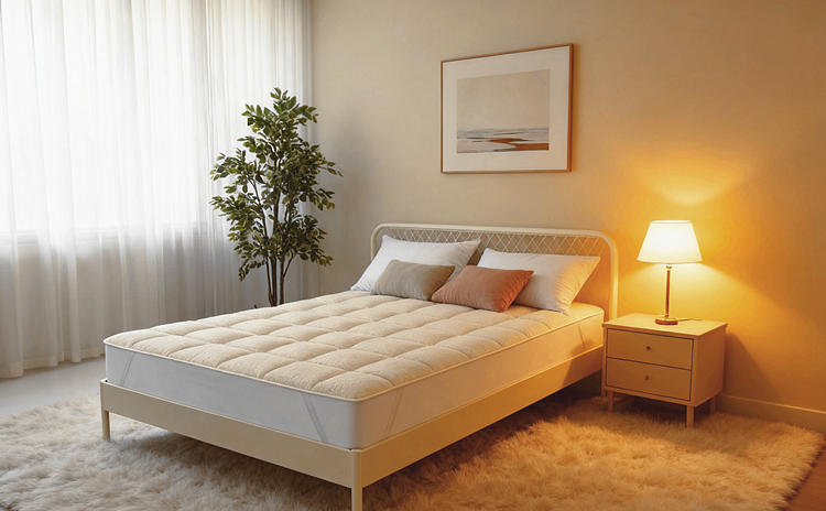 sherpa fleece mattress pad cover warm+ bedding